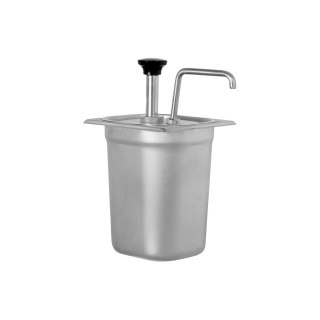 Dyspenser do sosów z pompką, GN 1/6, V 3l Stalgast