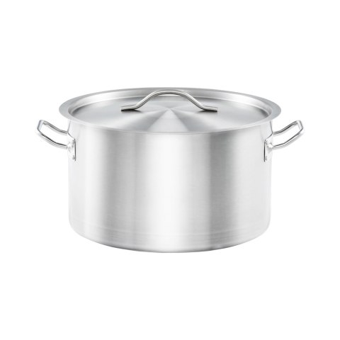 Garnek średni z pokrywką, stalowy, Gredil, Ø 280 mm, V 9.8 l Gredil