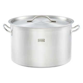 Garnek średni z pokrywką, stalowy, Gredil, Ø 450 mm, V 57.3 l Gredil