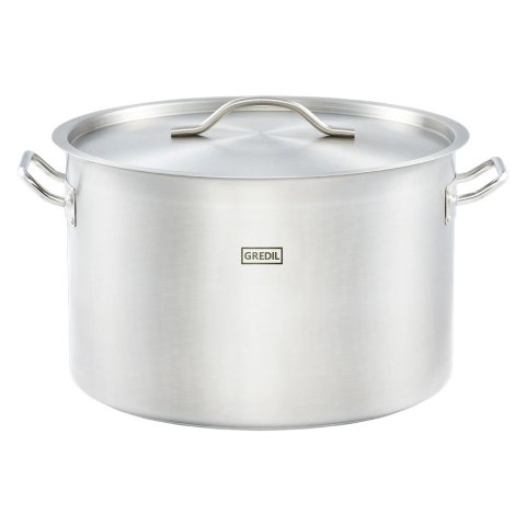 Garnek średni z pokrywką, stalowy, Gredil, Ø 450 mm, V 57.3 l Gredil