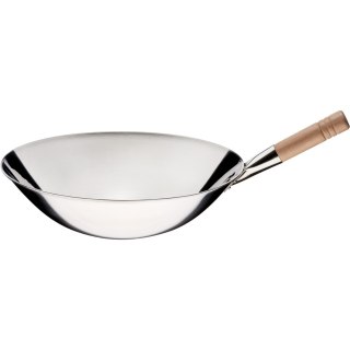 Patelnia wok, szczotkowana, Ø 400 mm Stalgast
