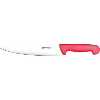 Nóż kuchenny, HACCP, czerwony, L 220 mm Stalgast