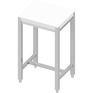 Kloc masarski, z polietylenu, na podstawie ze stali nierdzewnej, 500x400x860 mm Stalgast