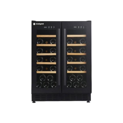 Chłodziarka do wina, dwustrefowa z zamkiem na klucz, V 120 L Stalgast