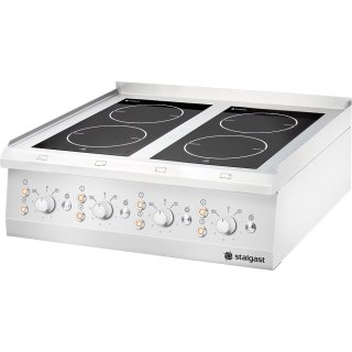 Kuchnia ceramiczna, 4-polowa, nastawna, 10 kW Stalgast
