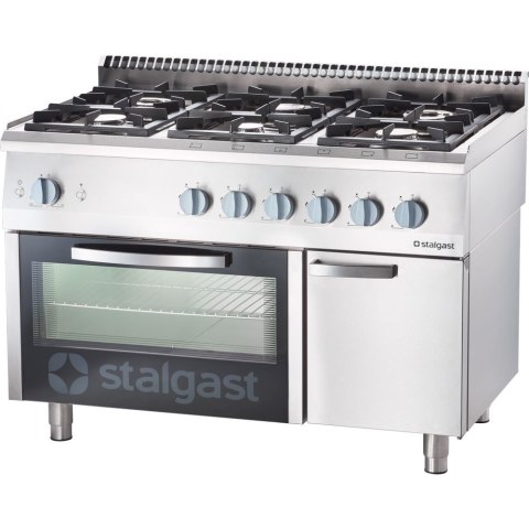 Kuchnia gazowa z piekarnikiem gazowym, 1200x700, 36.5+5.0 kW, G20/20 mbar Stalgast