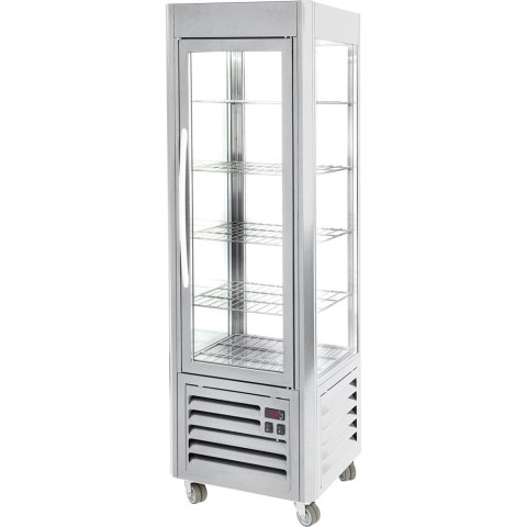 Witryna chłodnicza 7-poziomowa, 5 x ruszty chromowane 535 x 495 mm Roller Grill