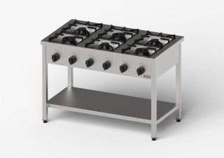 Kuchnia gazowa, Gredil, skręcana, 1200x700x850 mm, P 37.5 kW, G30/37 mbar Gredil