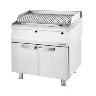 Lava grill gazowy, ruszt V, 800x700, 16.0 kW, G20/20 mbar Stalgast