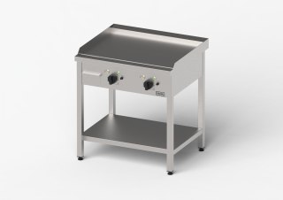Płyta grillowa elektryczna, gładka, Gredil, 800x700x850 mm, P 8.1 kW, U 400 V Gredil