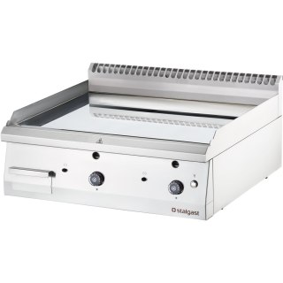 Płyta grillowa nastawna, chromowana, gładka, gazowa, 800x700, 13.0 kW, G30/37 mbar Stalgast